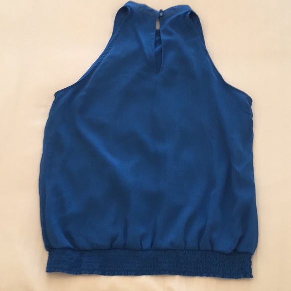 Xhilaration Blouse w/Ruffle Detail - Royal Blue - Picture 4 of 7